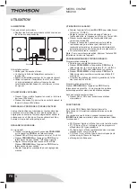 Preview for 6 page of THOMSON mic200 Manual