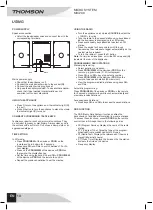 Preview for 12 page of THOMSON mic200 Manual