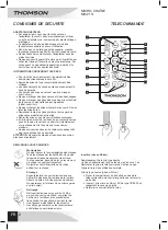 Preview for 4 page of THOMSON MIC215i Manual