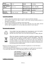 Preview for 41 page of THOMSON MIC400BT Instructions For Use Manual