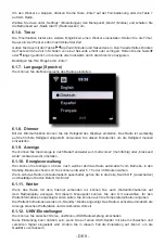 Preview for 107 page of THOMSON MIC500IWF Operating Instructions Manual