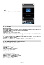 Preview for 115 page of THOMSON MIC500IWF Operating Instructions Manual