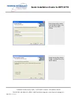 Предварительный просмотр 5 страницы THOMSON MPC-ETN - QUICK Quick Installation Manual