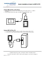 Preview for 3 page of THOMSON MPC-STD - QUICK Quick Installation Manual