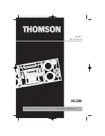 Preview for 2 page of THOMSON MS2200 User Manual