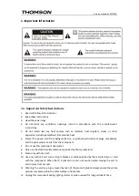 Preview for 4 page of THOMSON MT31AS Service Manual