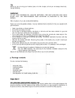 Preview for 5 page of THOMSON Multy TH-500DBE User Manual