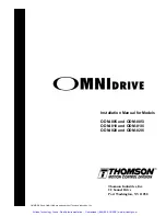 Предварительный просмотр 2 страницы THOMSON Omnidrive ODM-005 Installation Manual