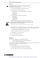 Preview for 123 page of THOMSON Omnidrive ODM-005 Installation Manual