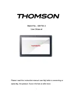 THOMSON QM734-2 User Manual preview