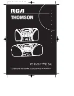 Предварительный просмотр 3 страницы THOMSON RCD128 Manual