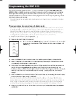 Preview for 10 page of THOMSON ROC 850 - AVEC CODES Manual