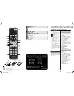 Предварительный просмотр 2 страницы THOMSON ROC1309 Operating Instructions Manual