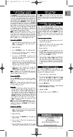 Preview for 7 page of THOMSON ROC4404 User Manual