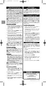 Preview for 16 page of THOMSON ROC4404 User Manual