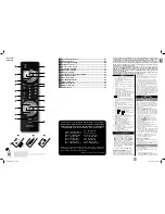 Preview for 2 page of THOMSON ROC5209 Operating Instructions Manual