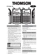 Preview for 1 page of THOMSON RT234 (French) Manuel