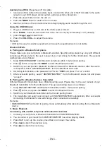 Preview for 15 page of THOMSON SB250BT Operating Instructions Manual