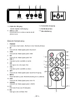 Preview for 45 page of THOMSON SB250BT Operating Instructions Manual