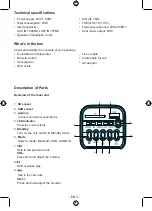 Preview for 12 page of THOMSON SBC250BT Operating Instructions Manual