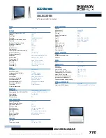 Preview for 2 page of THOMSON Scenium 46LB330B5 Specification Sheet