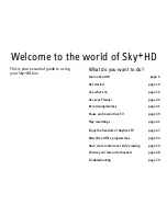 THOMSON Sky+HD DSI8215 User Manual preview