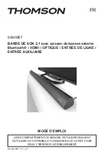 Preview for 1 page of THOMSON SOUNDBAR SB400BT Manual