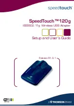 Предварительный просмотр 1 страницы THOMSON SpeedTouch 120g Setup And User Manual