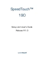 Preview for 3 page of THOMSON SPEEDTOUCH 190 Setup And User Manual