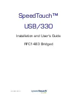 Предварительный просмотр 3 страницы THOMSON SPEEDTOUCH 330 - Installation And User Manual