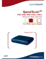 Preview for 1 page of THOMSON SpeedTouch 510v5 Reference Manual