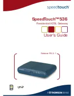 THOMSON SPEEDTOUCH 536 User Manual предпросмотр