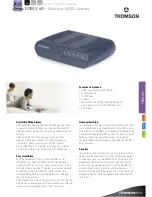 THOMSON SPEEDTOUCH 536I - V6 Datasheet preview