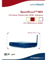 Предварительный просмотр 1 страницы THOMSON SpeedTouch 585 Reference Manual