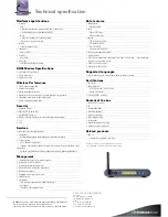 Предварительный просмотр 4 страницы THOMSON SPEEDTOUCH 585I - V6 Datasheet