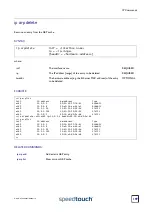 Предварительный просмотр 199 страницы THOMSON SpeedTouch 608 Cli Reference Manual