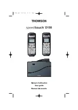 Preview for 1 page of THOMSON SPEEDTOUCH D150 - User Manual