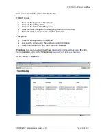 Preview for 92 page of THOMSON ST 2030 SIP Administrator'S Manual