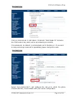 Preview for 168 page of THOMSON ST 2030 SIP Administrator'S Manual
