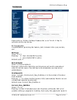 Preview for 170 page of THOMSON ST 2030 SIP Administrator'S Manual