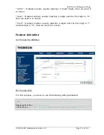 Preview for 182 page of THOMSON ST 2030 SIP Administrator'S Manual