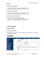 Preview for 199 page of THOMSON ST 2030 SIP Administrator'S Manual