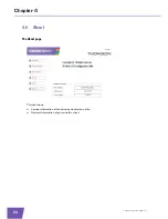 Предварительный просмотр 30 страницы THOMSON TG121n Setup And User Manual