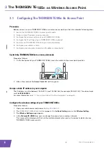 Предварительный просмотр 14 страницы THOMSON TG185n Setup And User Manual