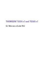 Preview for 3 page of THOMSON TG576 v7 Reference Manual