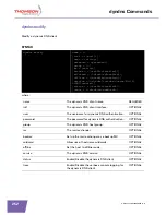 Preview for 252 page of THOMSON TG605s Cli Reference Manual