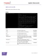 Preview for 254 page of THOMSON TG605s Cli Reference Manual