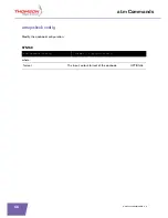 Предварительный просмотр 66 страницы THOMSON TG784-SIP Cli Reference Manual