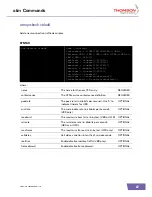 Предварительный просмотр 67 страницы THOMSON TG784-SIP Cli Reference Manual