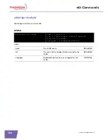 Предварительный просмотр 354 страницы THOMSON TG784-SIP Cli Reference Manual